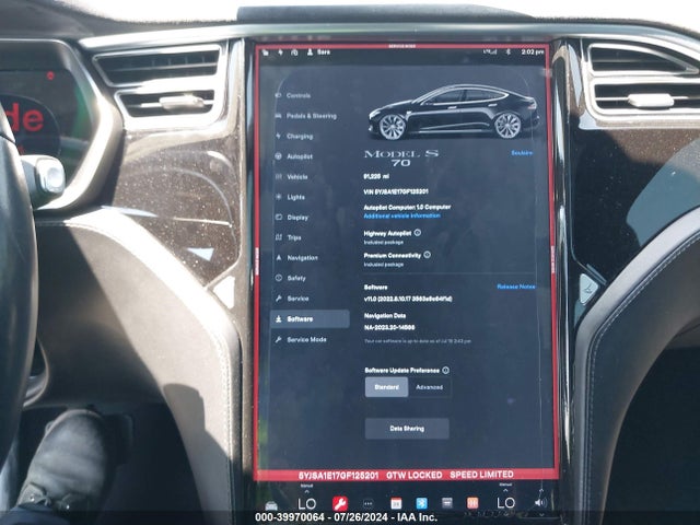 Tesla Model S 60/70/75/85 2016 5YJSA1E17GF125201 Image 18