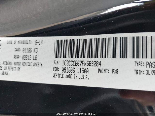 1C3CCCEG7FN589284 Chrysler 200 C