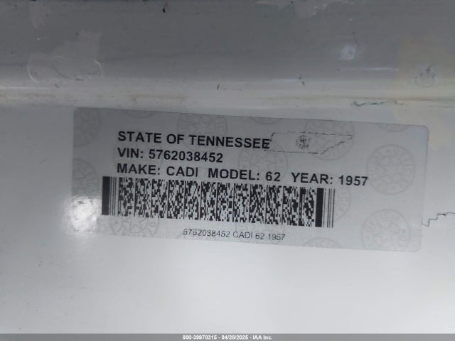 1957 CADILLAC SERIES 62 5762038452 Photo 8