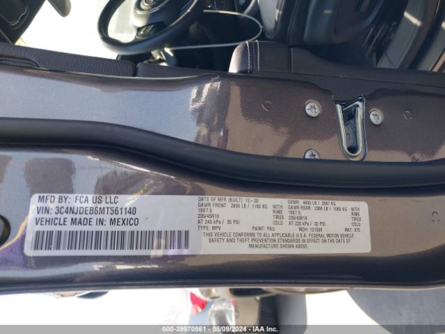 3C4NJDEB6MT561140 Jeep Compass 80th Anniversary 4x4