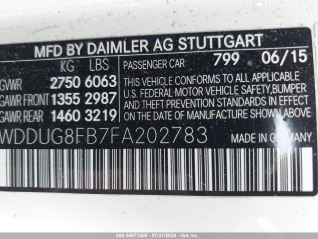 WDDUG8FB7FA202783 Mercedes-Benz S 550 4matic