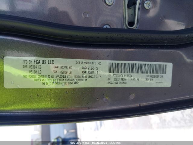 2C3CDXHG4JH188664 Dodge Charger Sxt Plus Rwd