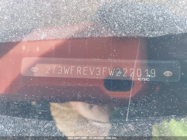 Toyota Rav4 Xle 2015 2T3WFREV3FW222019 Image 9