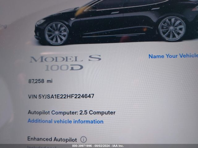 5YJSA1E22HF224647 Tesla Model S 100d/60d/75d/90d/p100d