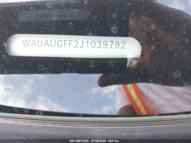 WAUAUGFF2J1039792 Audi A3