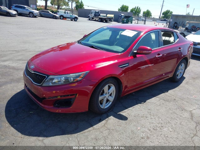 KIA Optima Lx 2014 5XXGM4A7XEG292896 Image 2