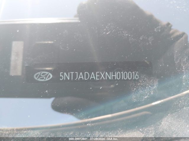 5NTJADAEXNH010016 Hyundai Santa Cruz Se