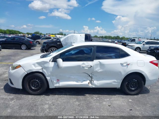 5YFBURHE5GP461602 Toyota COROLLA LE
