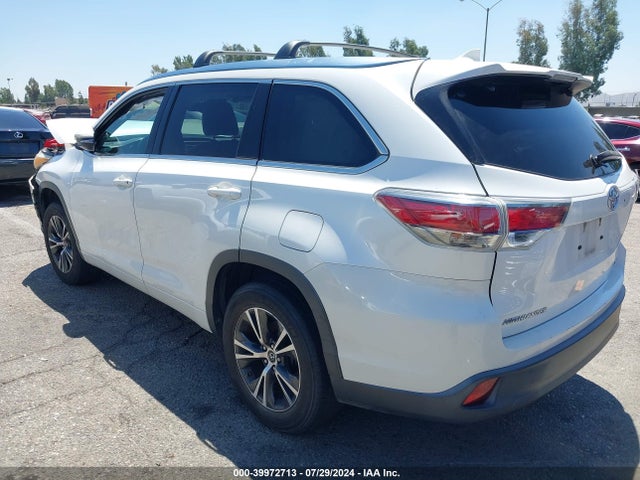 Toyota Highlander Xle V6 2016 5TDKKRFH5GS177445 Image 3