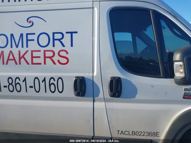 3C6TRVCG7JE133816 RAM Promaster 2500 High Roof 136 Wb