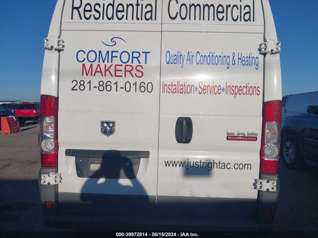 3C6TRVCG7JE133816 RAM Promaster 2500 High Roof 136 Wb