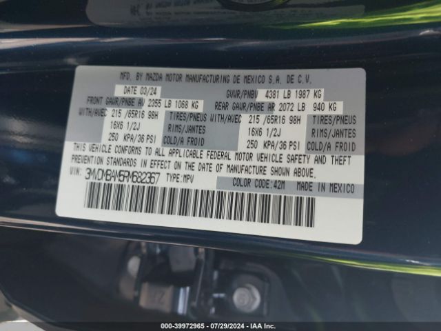 3MVDMBAM5RM682367 Mazda Cx-30 2.5 S