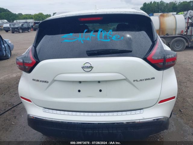 5N1AZ2DJXMC141702 Nissan Murano Platinum Fwd