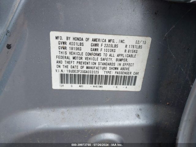 19UDE2F35GA002025 Acura Ilx 2.4l/acurawatch Plus Package