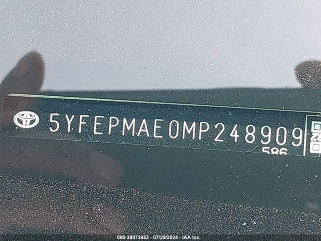 Toyota COROLLA LE 2021 5YFEPMAE0MP248909 Image 9