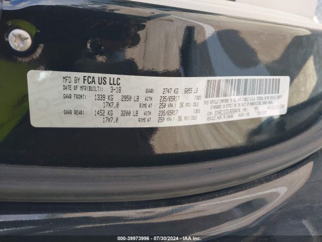 2C4RC1EG3JR260474 Chrysler Pacifica Touring L Plus