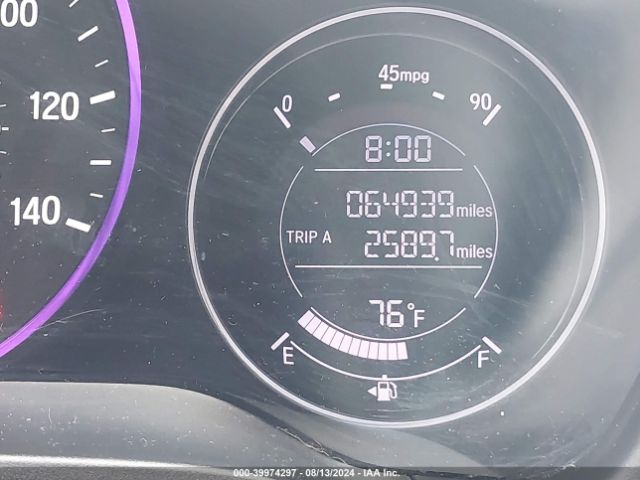 3CZRU6H75JM727501 Honda Hr-v Ex-l