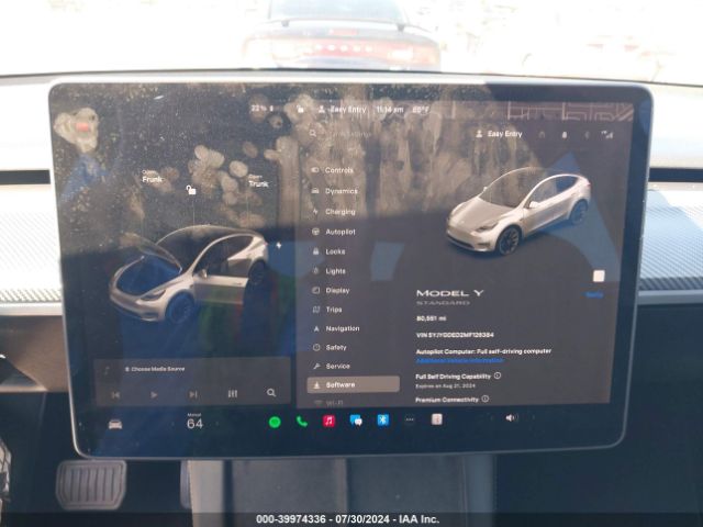 5YJYGDED2MF126384 Tesla Model Y Standard Range Rear-wheel Drive