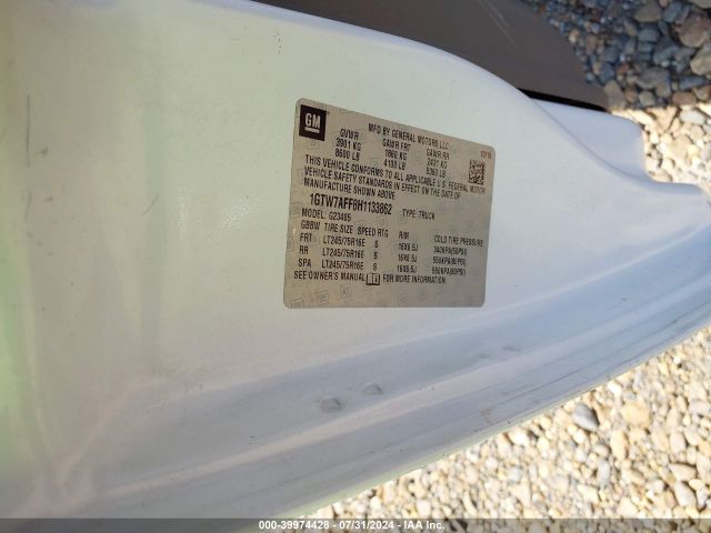 1GTW7AFF8H1133862 GMC Savana 2500 Work Van