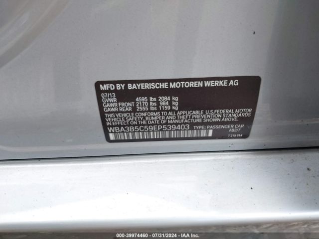 WBA3B5C59EP539403 BMW 328i Xdrive