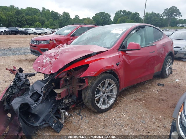 2022 TESLA MODEL Y 7SAYGAEE8NF357804 Photo 1