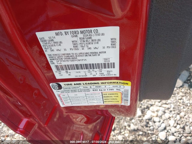 Ford F-150 Xlt 2014 1FTFW1ET2EFC81711 Image 9