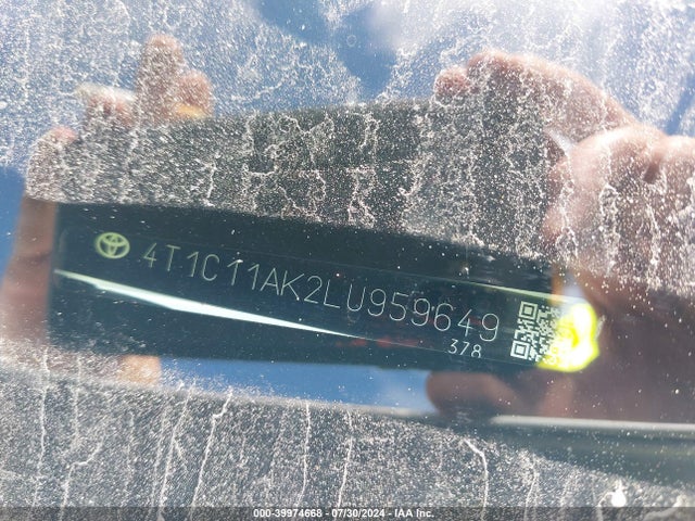 Toyota CAMRY LE 2020 4T1C11AK2LU959649 Image 8