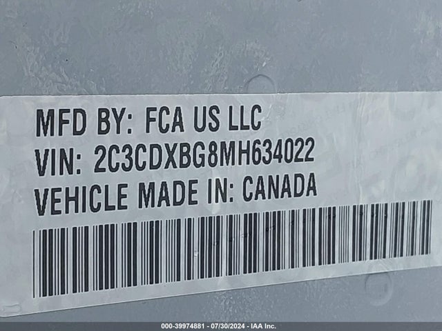 Dodge Charger Sxt Rwd 2021 2C3CDXBG8MH634022 Image 9