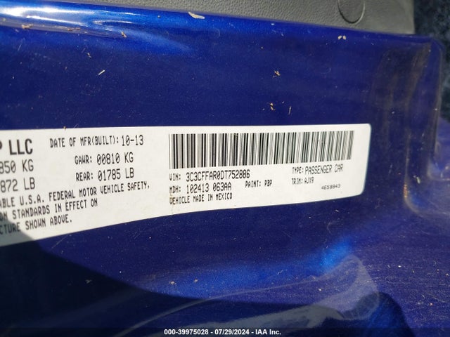 2013 FIAT 500 3C3CFFAR0DT752886 Photo 8