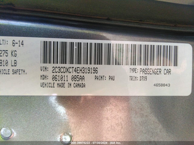 Dodge CHARGER R/T 2014 2C3CDXCT4EH319196 Image 9
