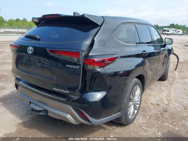 5TDEBRCH4RS607423 Toyota Highlander Hybrid Platinum