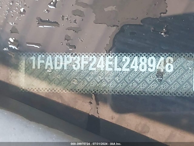 Ford FOCUS SE 2014 1FADP3F24EL248948 Image 9
