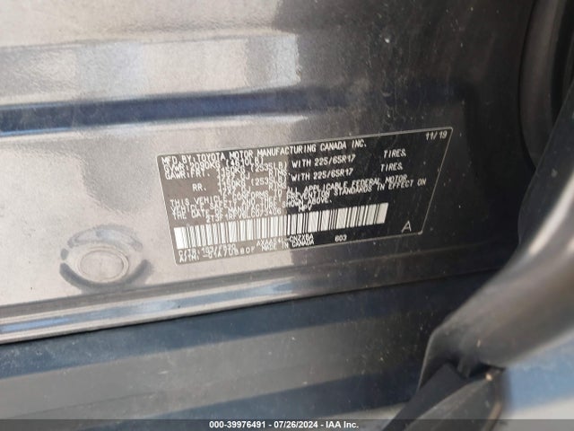 Toyota RAV4 LE 2020 2T3F1RFV6LC073406 Image 9