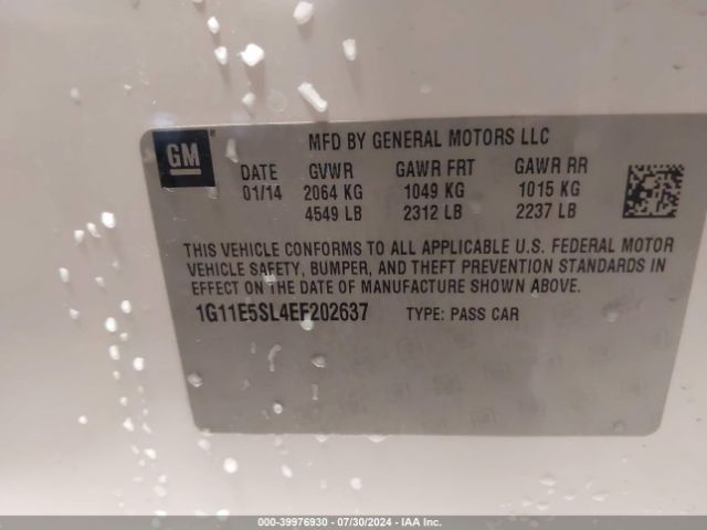 1G11E5SL4EF202637 Chevrolet MALIBU 2LT
