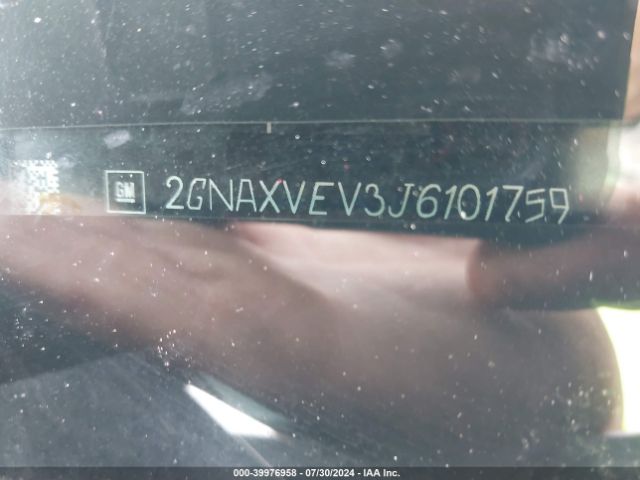 2GNAXVEV3J6101759 Chevrolet Equinox Premier