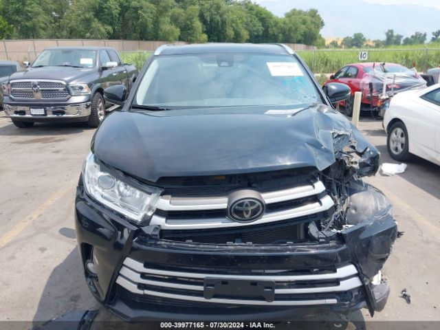 5TDKZRFH1KS561694 Toyota Highlander Xle