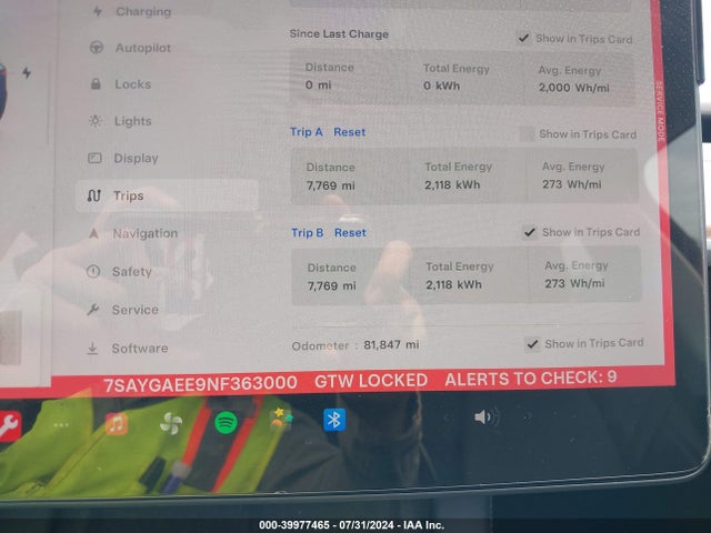 2022 TESLA MODEL Y 7SAYGAEE9NF363000 Photo 6