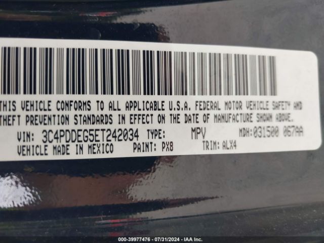 3C4PDDEG5ET242034 Dodge Journey R/t