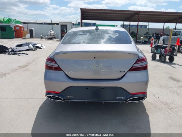 KMTG54SE9RU136215 Genesis G70 3.3t Rwd Sport Advanced