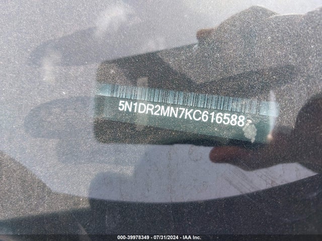 Nissan Pathfinder Sv 2019 5N1DR2MN7KC616588 Image 9
