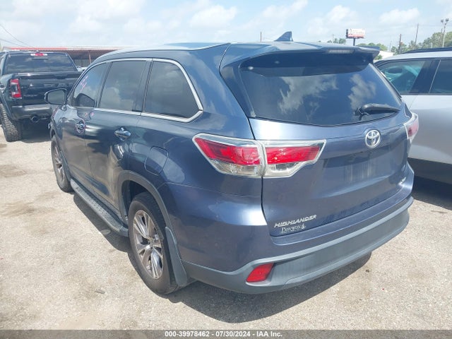 Toyota Highlander Xle V6 2015 5TDKKRFH8FS119053 Image 3