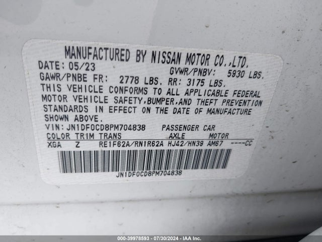 Nissan Ariya Platinum+ 2023 JN1DF0CD8PM704838 Image 9