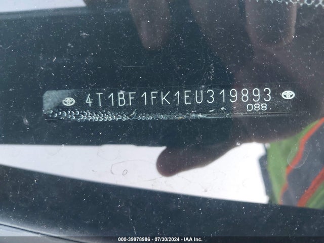 Toyota CAMRY SE 2014 4T1BF1FK1EU319893 Image 9