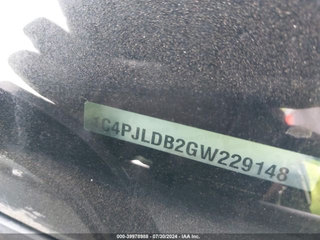 1C4PJLDB2GW229148 Jeep Cherokee Limited