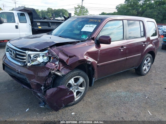 Honda Pilot Ex-l 2014 5FNYF4H55EB055657 Image 2