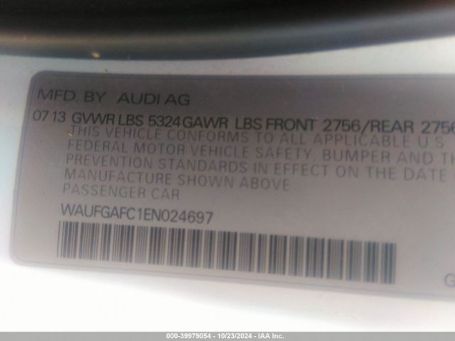WAUFGAFC1EN024697 Audi A6 3.0t Premium Plus