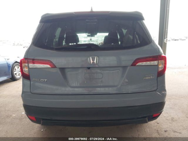5FNYF6H34NB041338 Honda Pilot Awd Sport