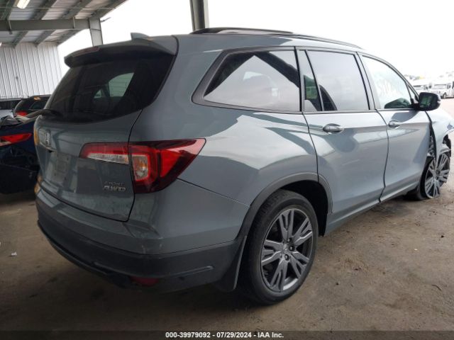 5FNYF6H34NB041338 Honda Pilot Awd Sport