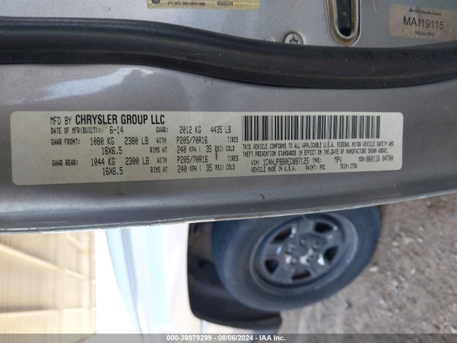1C4NJPBB0ED887125 Jeep Patriot
