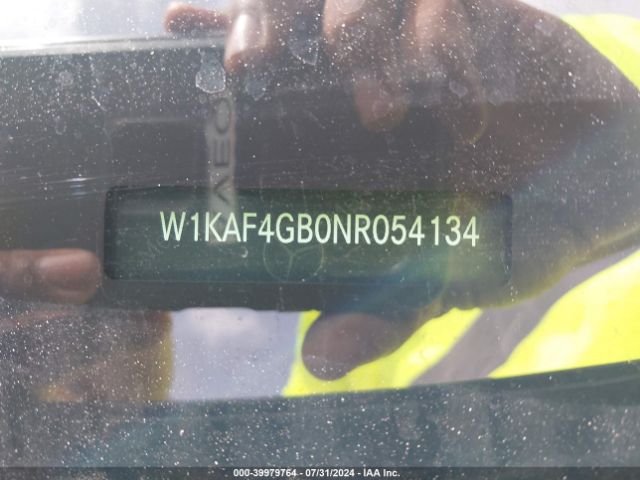 W1KAF4GB0NR054134 Mercedes-Benz C 300 Sedan